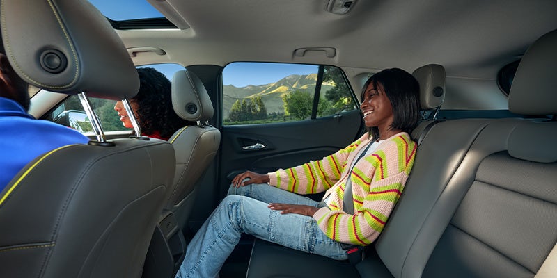 Child in Back Seat of 2026 Chevrolet Trax